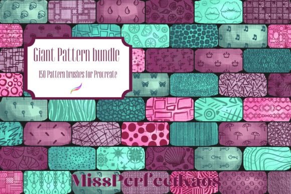 Download Giant Pattern Bundle- Procreate Brushes - Premium Resources