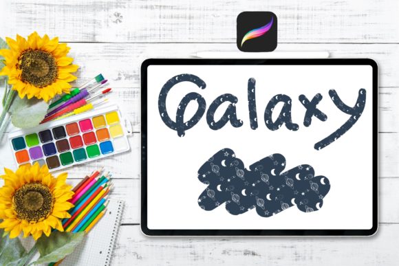 Download Galaxy Brush for Procreate - Brush for procreate Collection