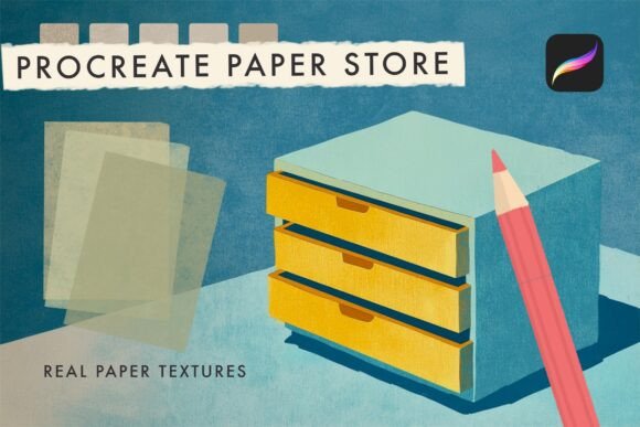 Download Paper Store - Procreate Texture Brushes - Procreate texture brushes Collection
