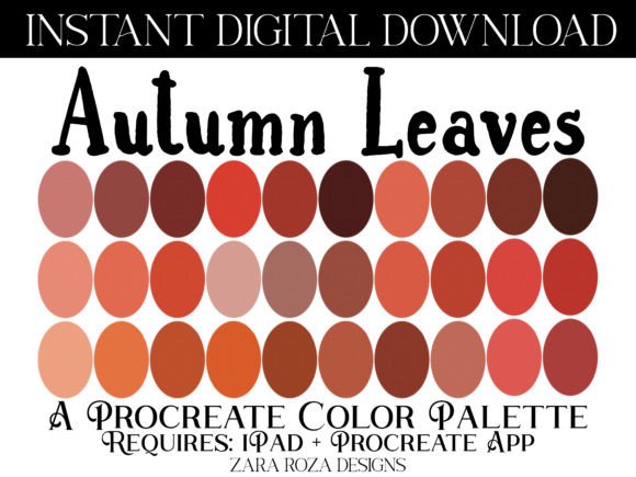 Download Autumn Leaves Procreate Color Palette - Leaves procreate Collection