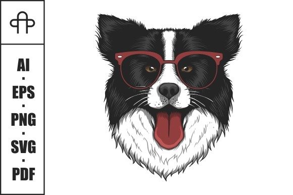 Download Border Collie Dog Eyeglasses - Collie Collection