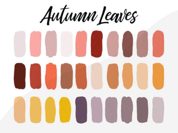 Download Autumn Leaves Procreate Color Palette - Leaves procreate Collection