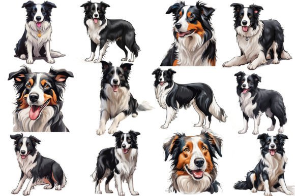 Download Border Collie Dogs Clipart - Collie Collection