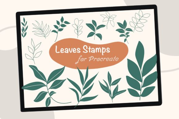 Download Leaves Procreate Brush Stamps - Premium Resources